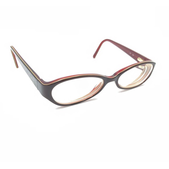 Coach Tamsin 2040 Brown Red Oval Eyeglasses Frames 47-15 130 Women Designer - Picture 1 of 12
